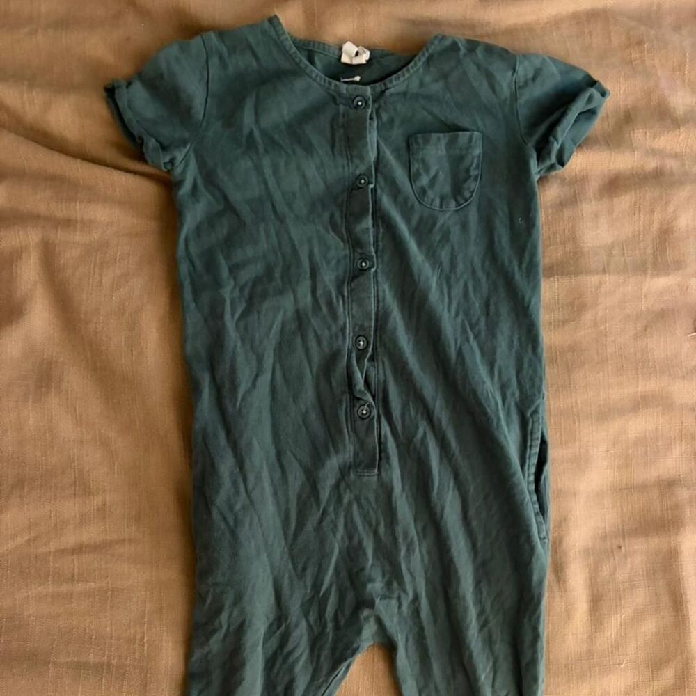 Gray Label Green Romper 2/3T